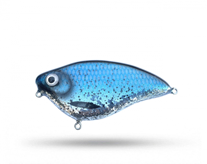 Juhlin Baits Pancake - Glitter Blue Flake i gruppen Fiskedrag / Jerkbaits hos Örebro Fiske & Outdoor AB (Juhlin Pancake-Glitter B)